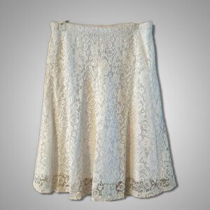 Lace A-Line Skirt